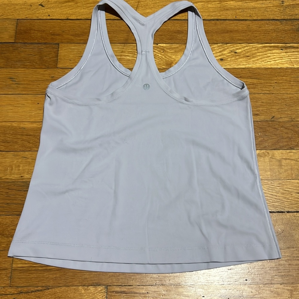 Lululemon Cool Racerback II Tank Nulu in Iced Iris, size 6/8 - Picture 9 of 11